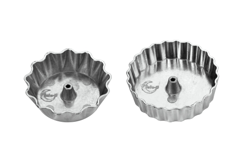 Tartlette aus verkrustetem Eisen, Satz mit zwei Teilen (ohne Griff) - Plate-it