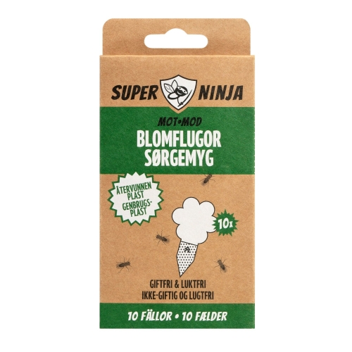 Blumenfliegenfalle, 10er-Pack - Super Ninja