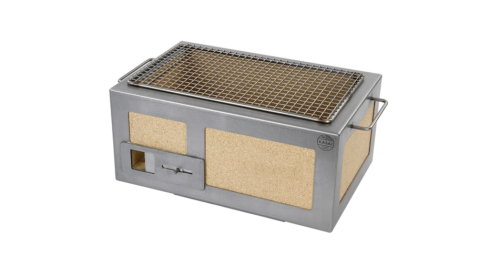 Tischgrill/Konro Barbecue, 40x26cm mit Edelstahlgestell - Kasai